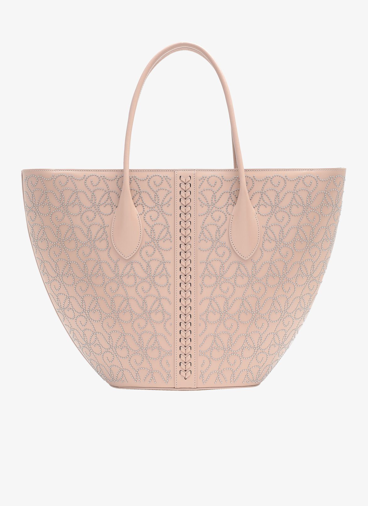 LATIFA SMALL CUIR LUX ONDE+TRESSE SAND ALAÏA SANDY  LATIFA SMALL CUIR LUX ONDE+TRESSE SAND